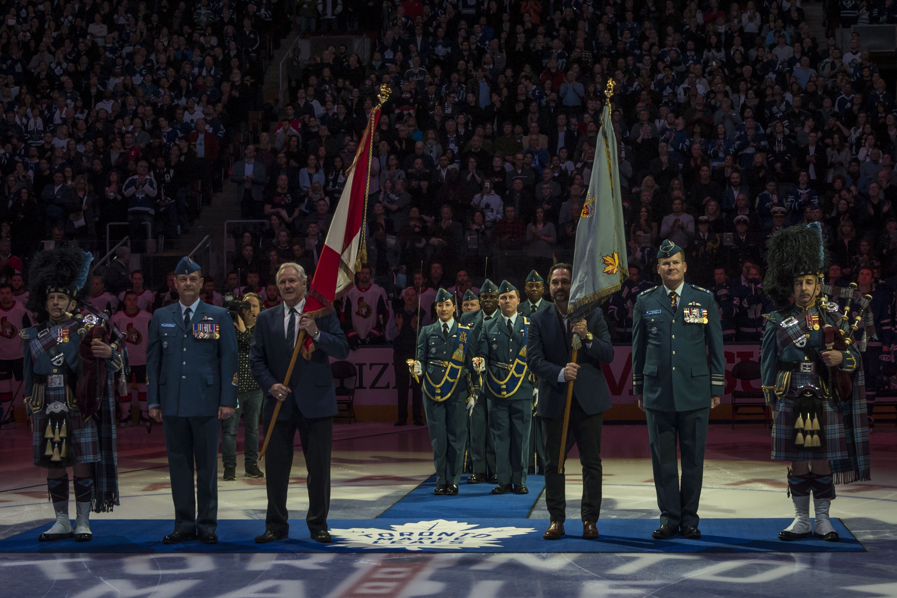 RCAF Colour Retirement at the Air Canada Centre, Toronto